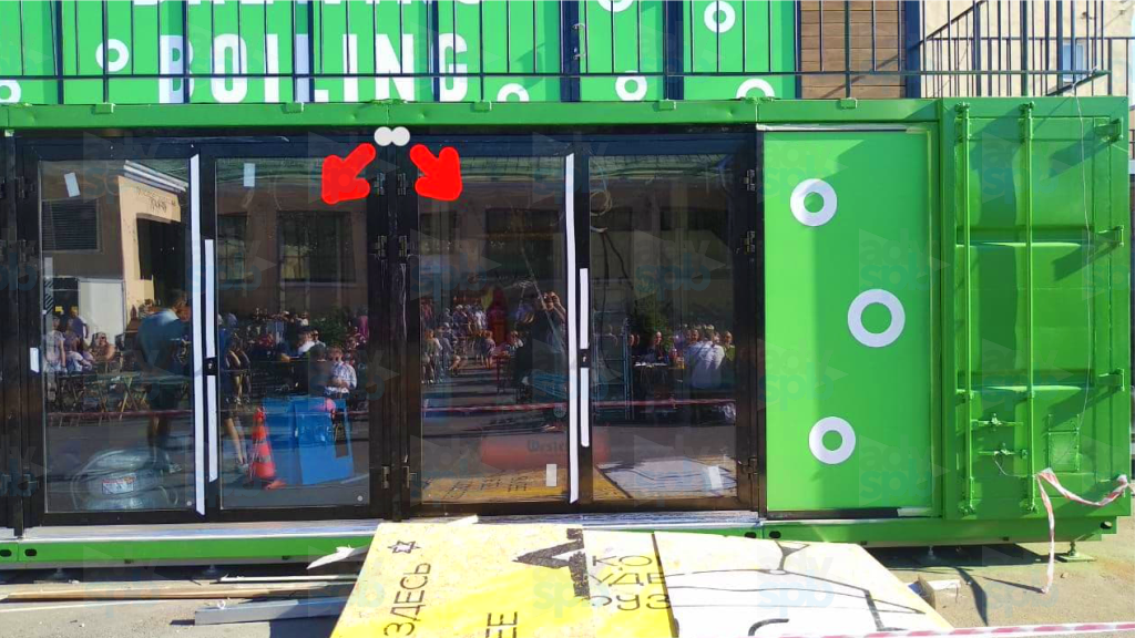 Оклейка контейнеров